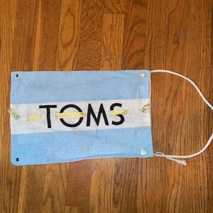 Toms flag pouch bag tote shoes
